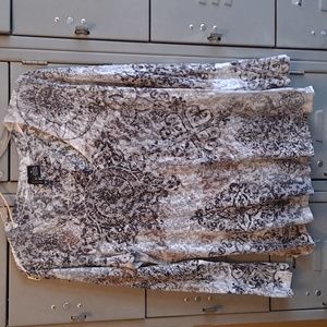 New Directions Ladies semi sheer pullover top size xl